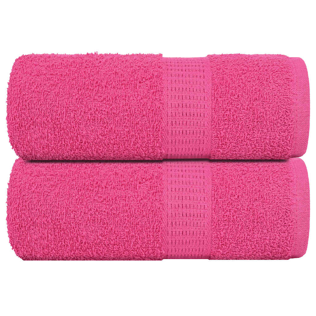 VidaXL soap wipes 2 st 30x30 cm 360 g m² 100% cotton pink