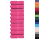 Vidaxl milnice 10 St 30x30 cm 360 g m² 100% bombažne roza