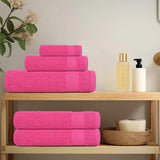 Vidaxl milnice 10 St 30x30 cm 360 g m² 100% bombažne roza