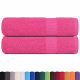 Vidaxl Towels 2 st 50x100 cm 360 g m² äntwert 100% Kotteng