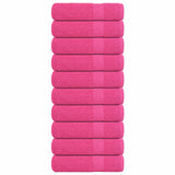 Ręczniki Vidaxl 10 St 50x100 cm 360 g m² 100% bawełniany róż