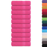 Vidaxl duschen Handdicher 10 St 70x140 cm 360 g m²poséiert 100% Kotteng