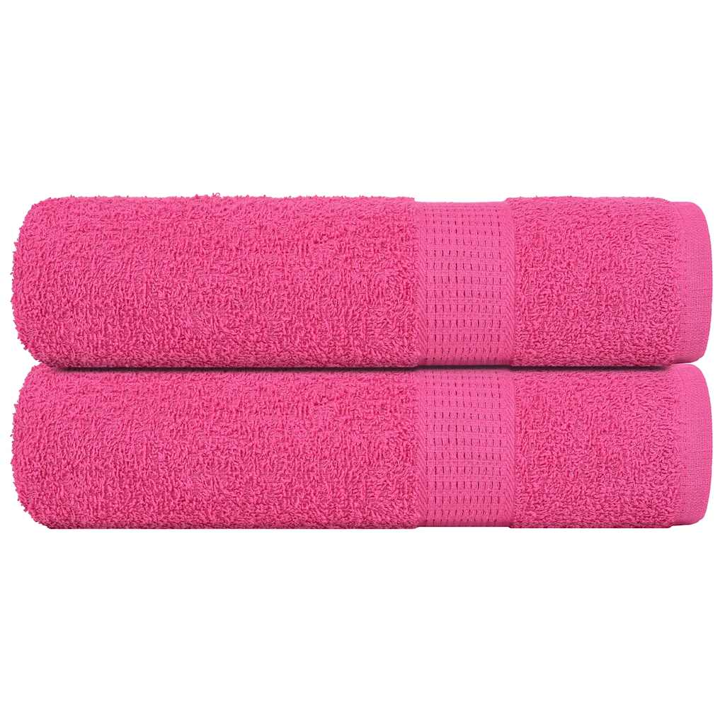 Vidaxl Bad Towelen 2 st 100x150 cm 360 g m² äntwert 100% Kotteng