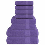 Vidaxl 8-Stéck Handduchsaart 360 g m²poséiert 100% Kotteng