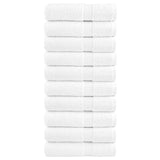 Vidaxl badehåndklæder Solund 10 st 600 g m² 70x140 cm hvid