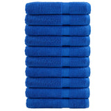 Vidaxl Sauna Cloths Solund 10 stk 600 g m² 80x200 cm blå