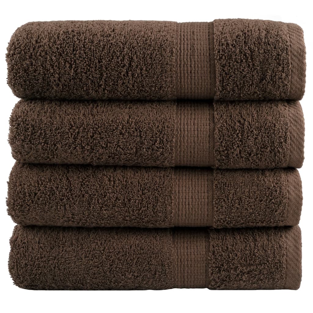 Vidaxx towels solund 4 pcs 600 g m² 50x100 cm brown