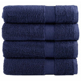 Vidaxx Badetücher Solund 4 Stück 600 g m² 70x140 cm Marineblau