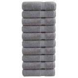 Serviettes Vidaxl Solund 10 PCS 600 g m² 50x100 cm Gray