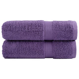 Vidaxl Bath towels Solund 2 pcs 600 g m² 70x140 cm purple