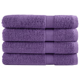 Vidaxl Sauna Cloths Solund 4 PCS 600 G m² 80x200 cm lilla
