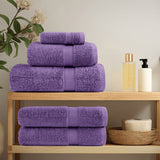 Vidaxl Sauna Cloths Solund 4 PCS 600 G m² 80x200 cm lilla