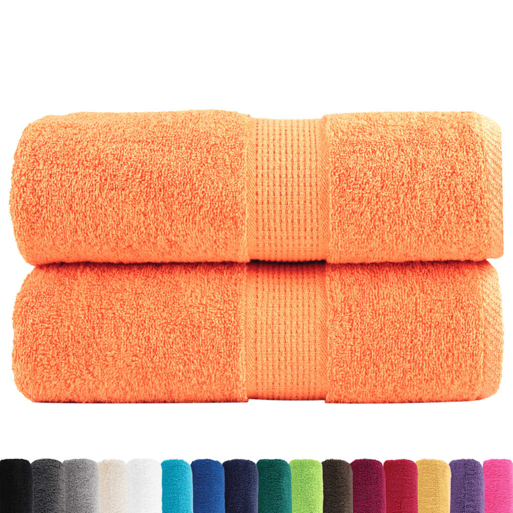Vidaxl Guest wipes Solund 2 pcs 600 g m² 30x30 cm orange