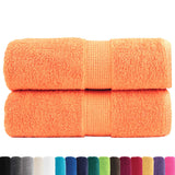 Vidaxl Guest wipes Solund 2 pcs 600 g m² 30x30 cm orange