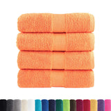Vidaxl Guest wipes Solund 4 st 600 g m² 30x30 cm orange