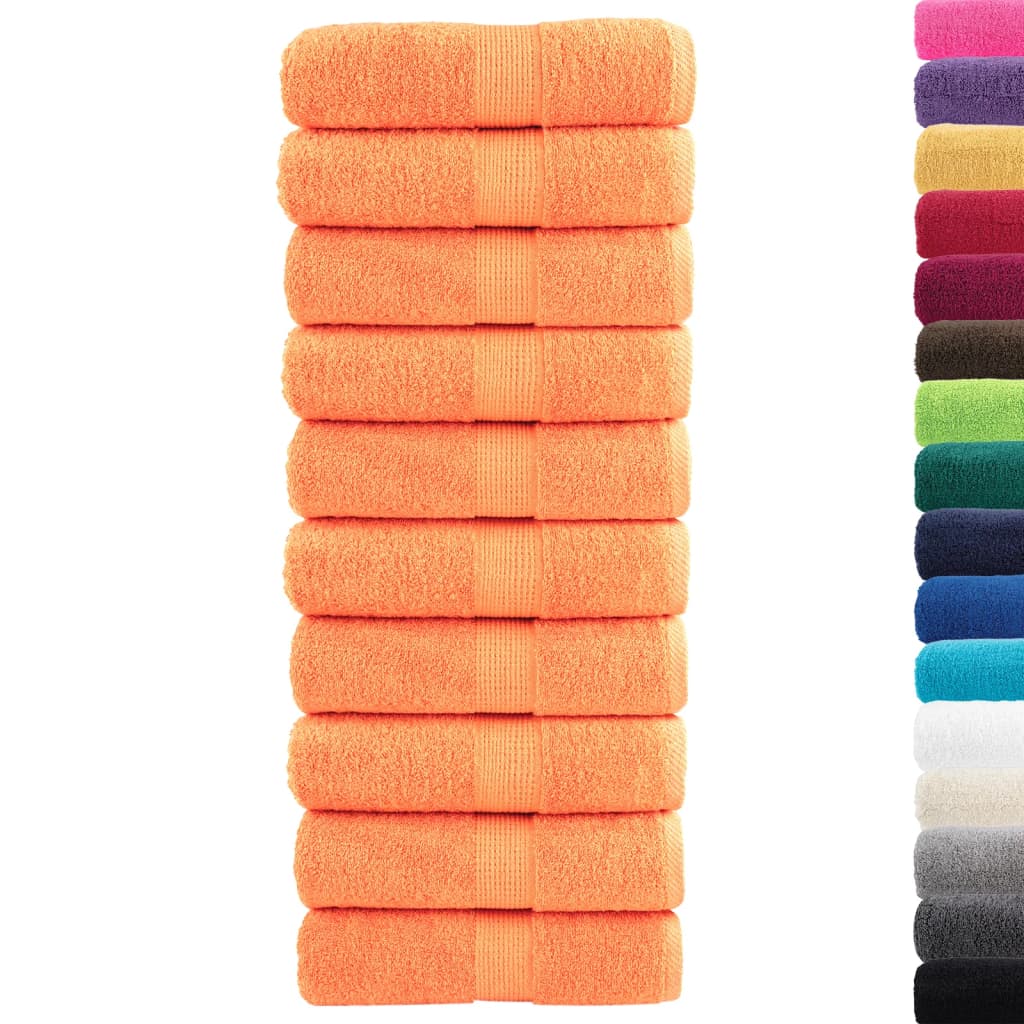 Vidaxl Guest wipes Solund 10 st 600 g m² 30x50 cm orange