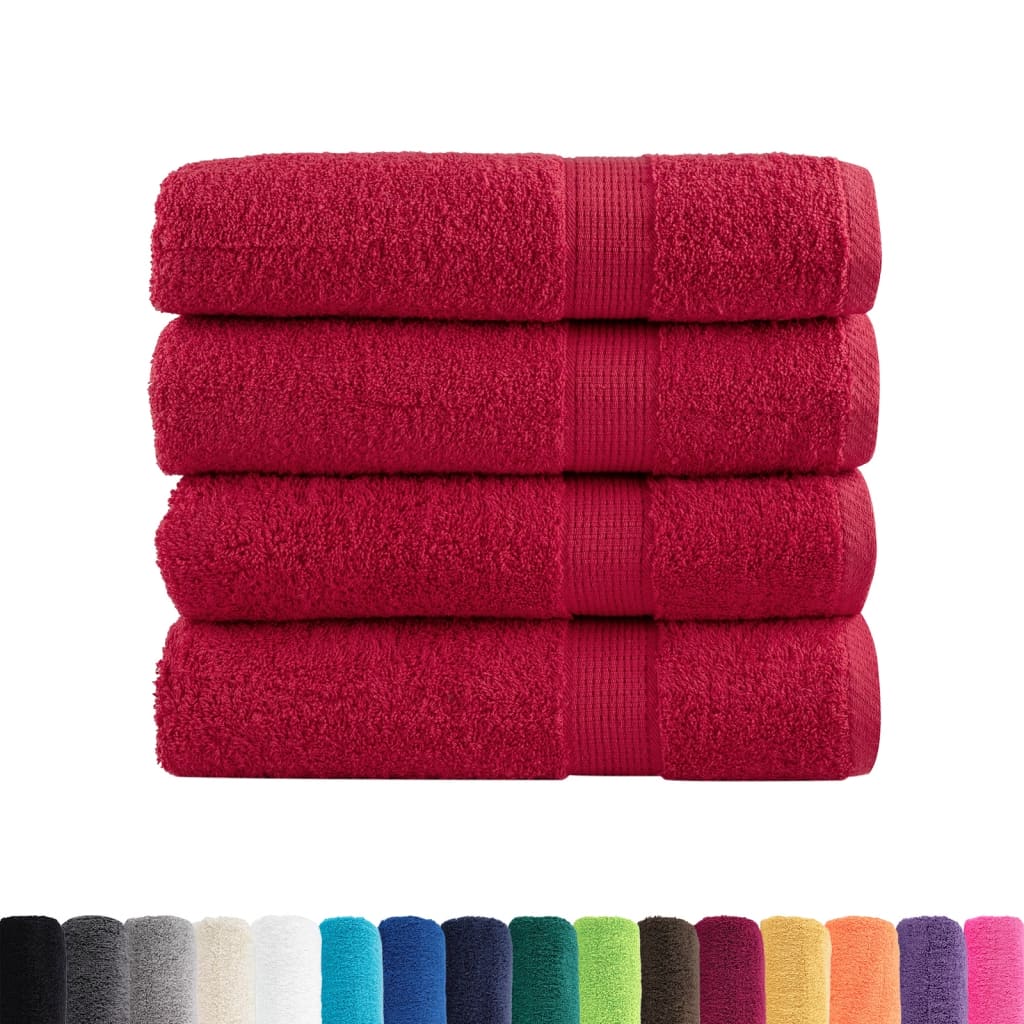 Vidaxl Bad Towel Folitie 4 PCS 600 g m²/x150 cm