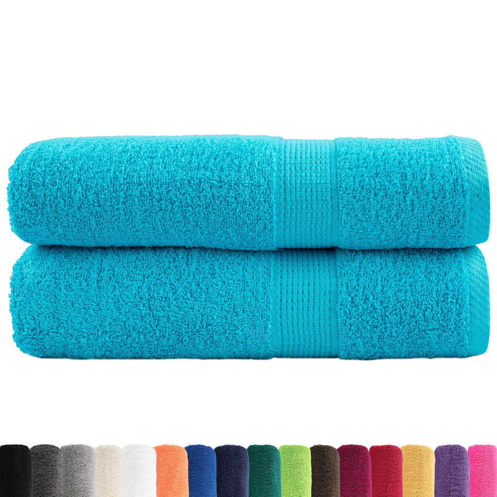 Vidaxl Bad Towel loliten 2 PCs 600 g m²m² 100x150 cm