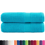 Vidaxl Bad Towel loliten 2 PCs 600 g m²m² 100x150 cm