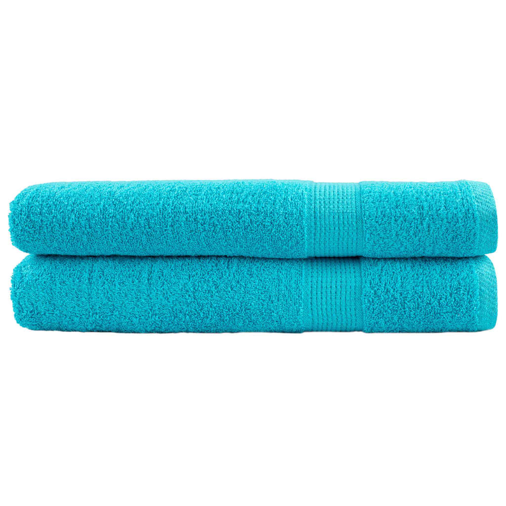 Serviettes Vidaxl Solund 2 pcs 600 g m² 100x200 cm turquoise