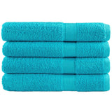 Vidaxl Towels Solund 4 pcs 600 g m² 100x200 cm Turquoise