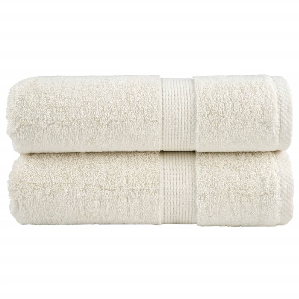 Vidaxl hostové ubrousky solund 2 krémy 600 g m² 30x30 cm
