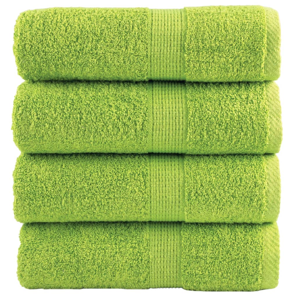 Vidaxl host Wipes Solund 4 ks 600 g m² 30x30 cm Apple Green