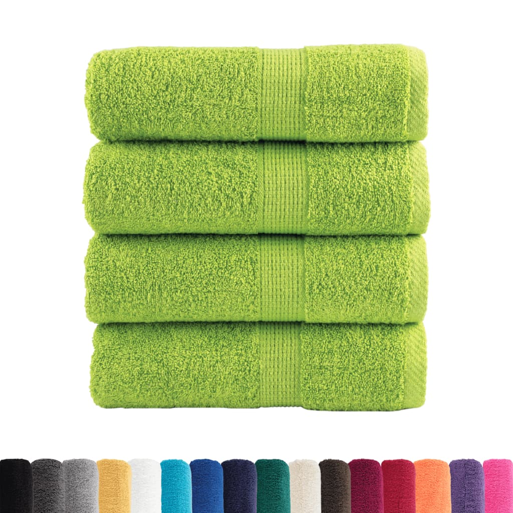 Vidaxl host Wipes Solund 4 ks 600 g m² 30x30 cm Apple Green