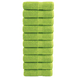 Vidaxl Guest Wipes Solund 10 stk 600 g m² 30x30 cm Apple Green