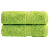 Vidaxl invité lingettes solund 2 pcs 600 g m² 30x50 cm vert pomme