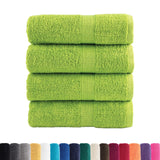 Vidaxl Guest wipes Solund 4 pcs 600 g m² 30x50 cm apple green