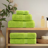 Vidaxl Towels Solund 10 pcs 600 g m² 50x100 cm apple green