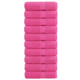 Vidaxl Guest wipes Solund 10 st 600 g m² 30x30 cm pink