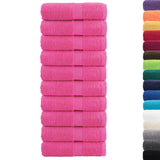Vidaxl Guest wipes Solund 10 st 600 g m² 30x30 cm pink