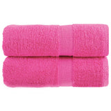 Vidaxl Guest Wipes Solund 2 stk 600 g m² 30x50 cm lyserød