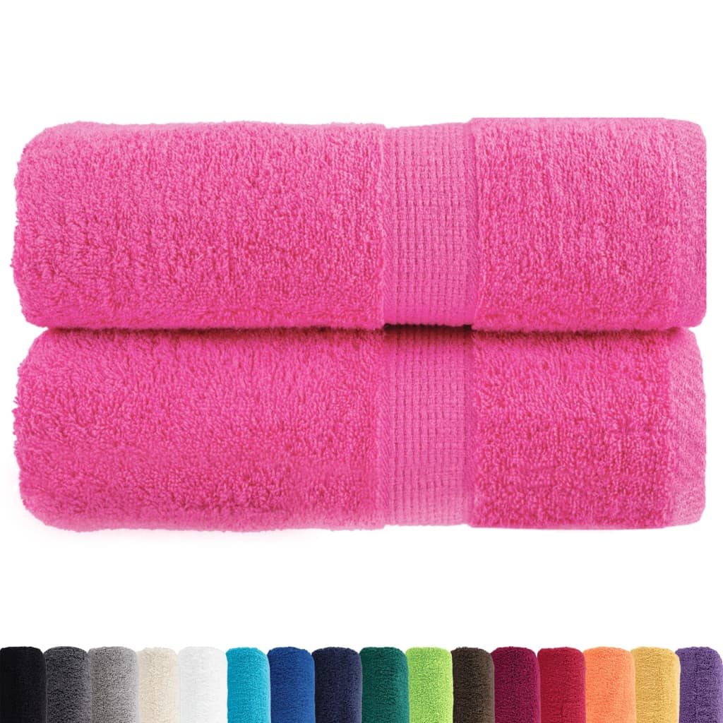 Vidaxl Guest Wipes Solund 2 stk 600 g m² 30x50 cm lyserød