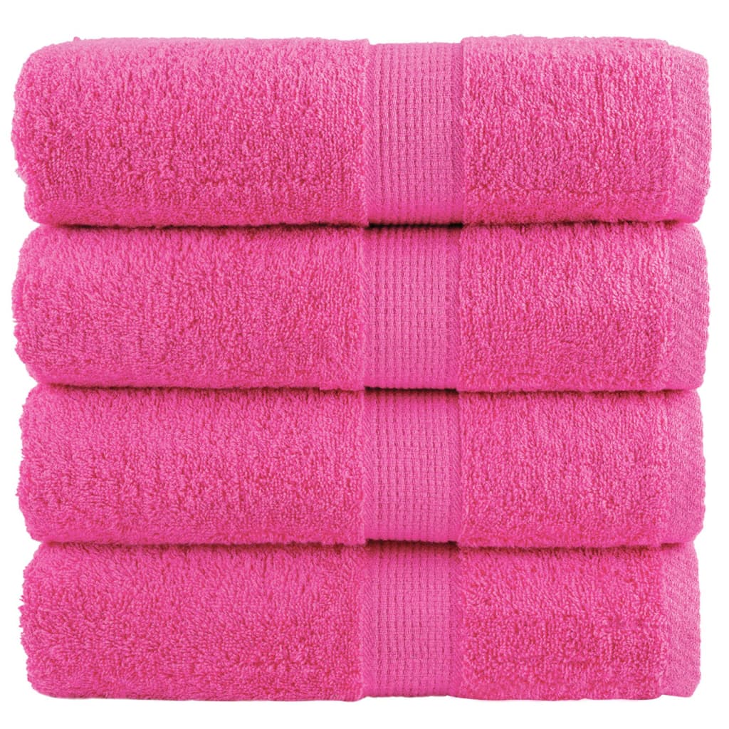 Vidaxl host Wipes SOLUND 4 PCS 600 g m² 30x50 cm růžová