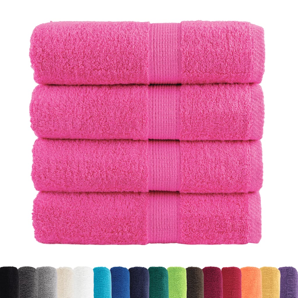 Vidaxl host Wipes SOLUND 4 PCS 600 g m² 30x50 cm růžová