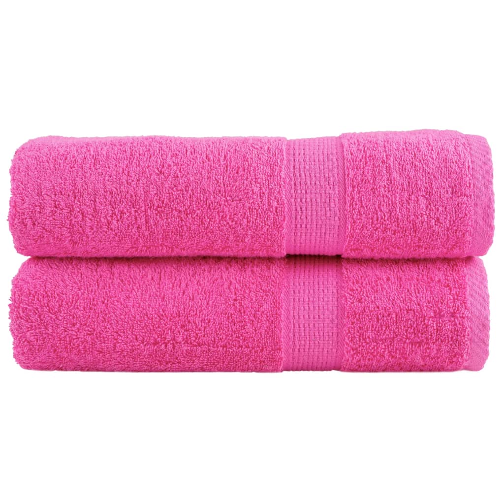 Vidaxl Bad Towel loliten 2 PCs 600 g m² 740 cm