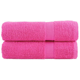 Vidaxl Bad Towel loliten 2 PCs 600 g m² 740 cm