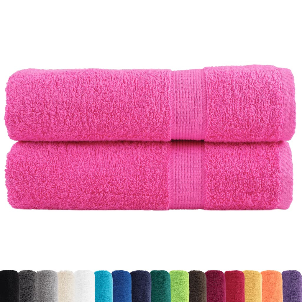 Vidaxl Bad Towel loliten 2 PCs 600 g m² 740 cm