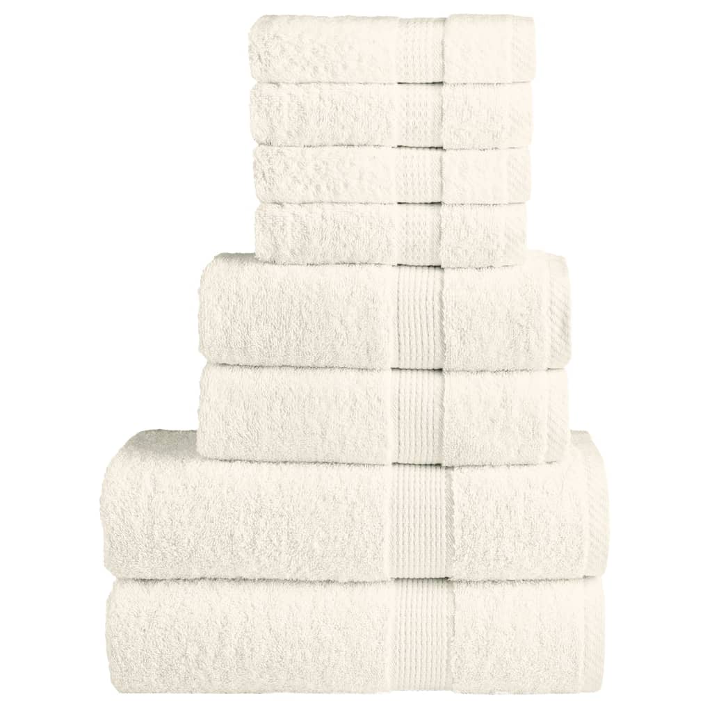 Vidaxl 8-Stéck Handduch Set Sole 600 g m² carried