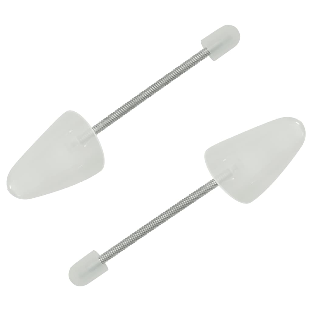 Vidaxl Shoe Spanners 5 pairs of EU 38-44 Plastic White