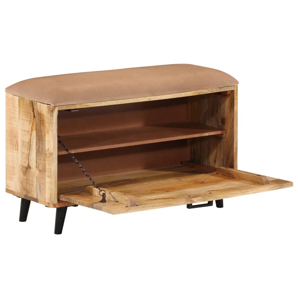 VidaXL shoe sofa 80x30x45 cm Solid mango wood