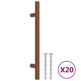 Vidaxl handles 20 st 128 mm stainless steel bronze colored