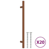 Vidaxl gestisce 20 m 192 mm in acciaio inossidabile colorato