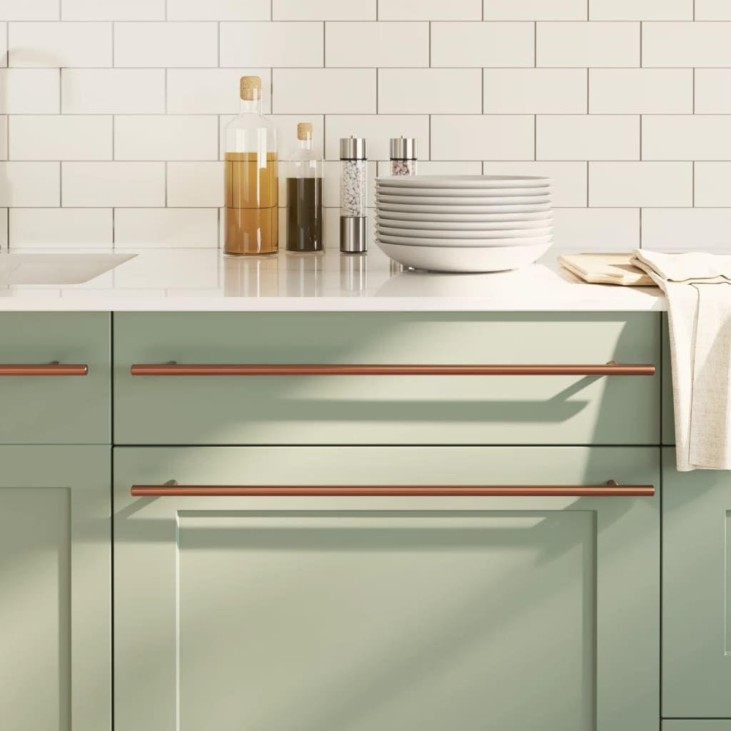 Vidaxl handles 20 st 480 mm stainless steel bronze colored
