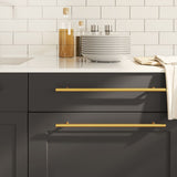Vidaxl handles 10 st 320 mm stainless steel gold colored