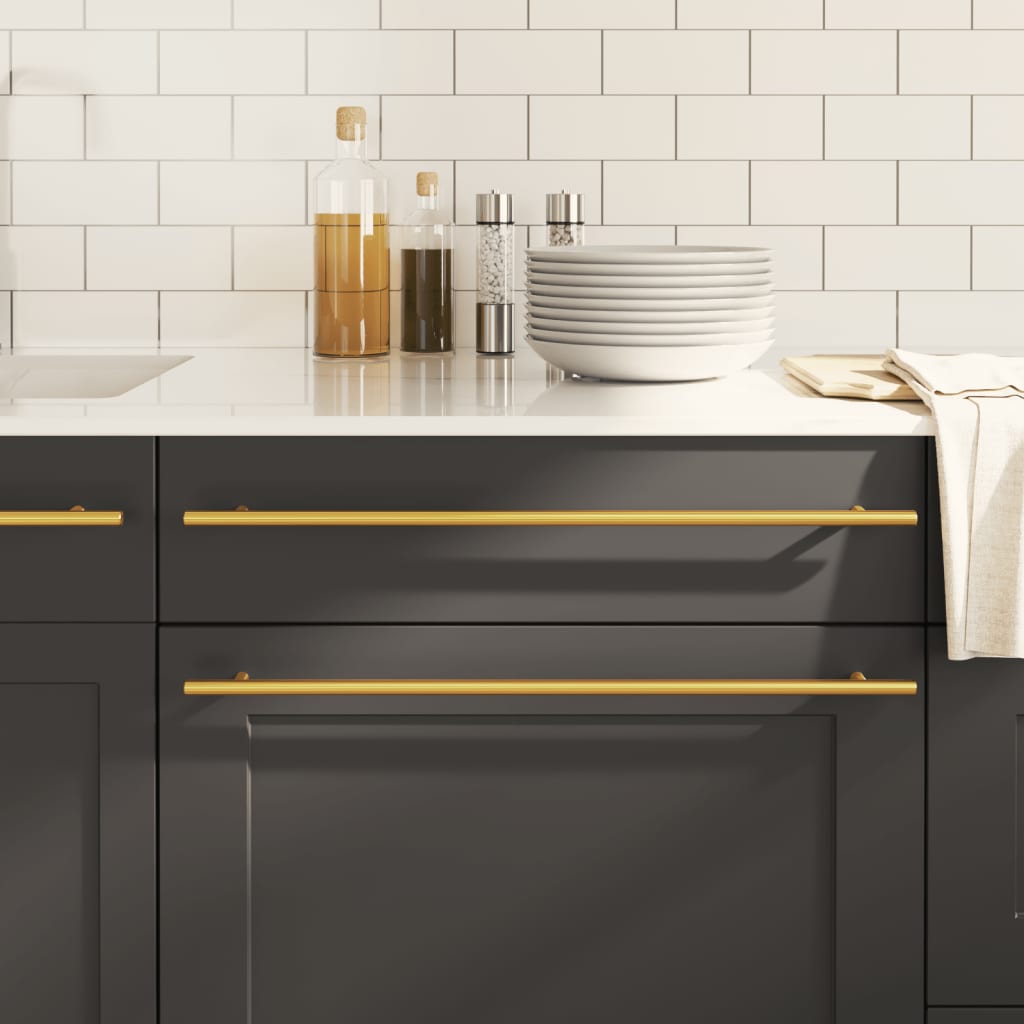 Vidaxl handles 10 st 480 mm stainless steel gold colored