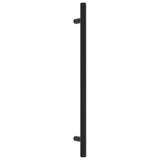 Vidaxl handles 10 st 224 mm stainless steel black